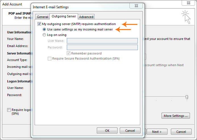 اتصال ایمیل شرکتی به outlook